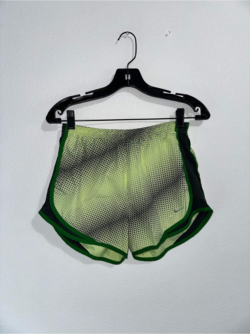 Nike Women's Green Mesh Running Shorts